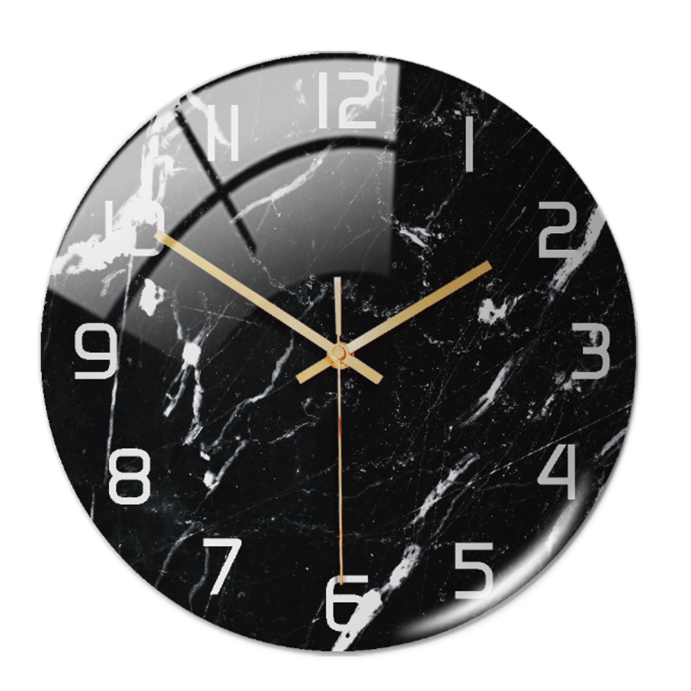 Elegante Wandklok met Marmereffect – MarbleTime