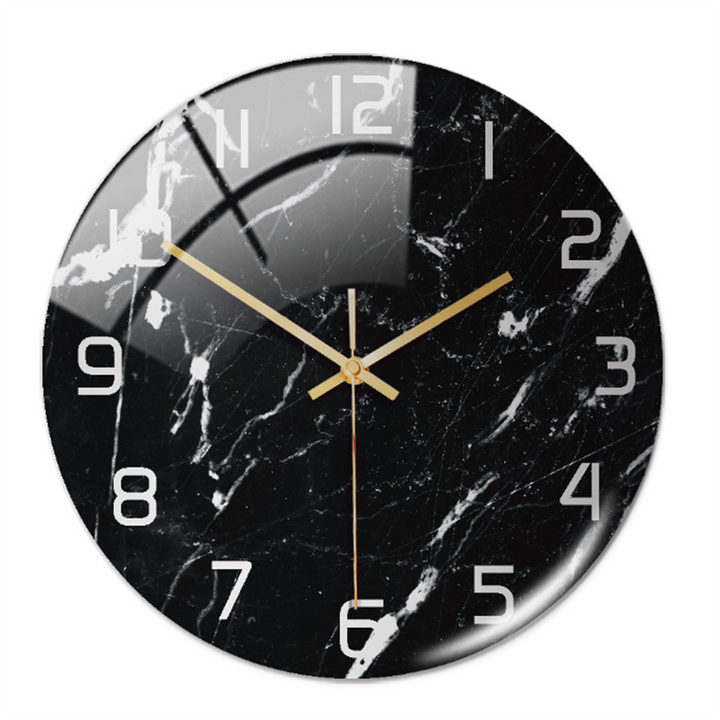 Elegante Wandklok met Marmereffect – MarbleTime