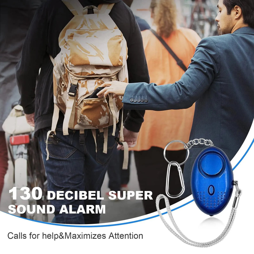 Persoonlijk Veiligheidsalarm met LED-licht (130 dB) – SafeSound