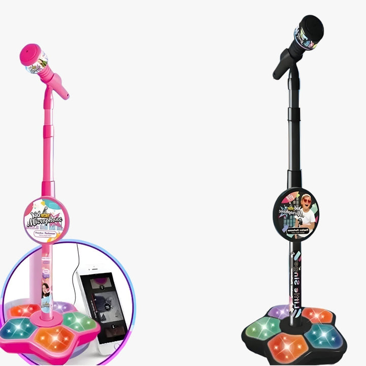 Kindermicrofoon met In Hoogte Verstelbare Standaard – SoundFun Stage