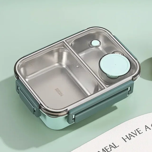 Geïsoleerde lunchbox compacte lekvrije maaltijdopslag