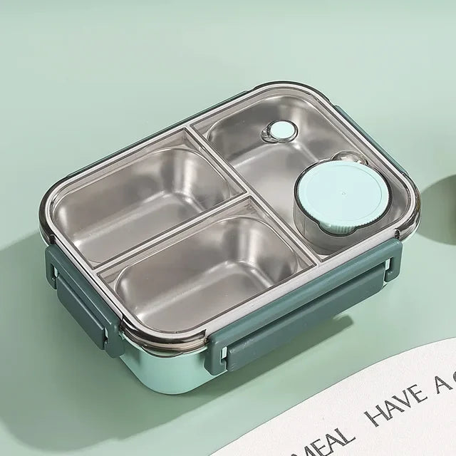 Geïsoleerde lunchbox compacte lekvrije maaltijdopslag