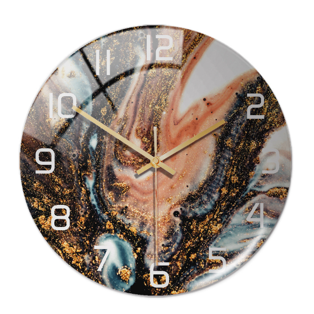 Elegante Wandklok met Marmereffect – MarbleTime