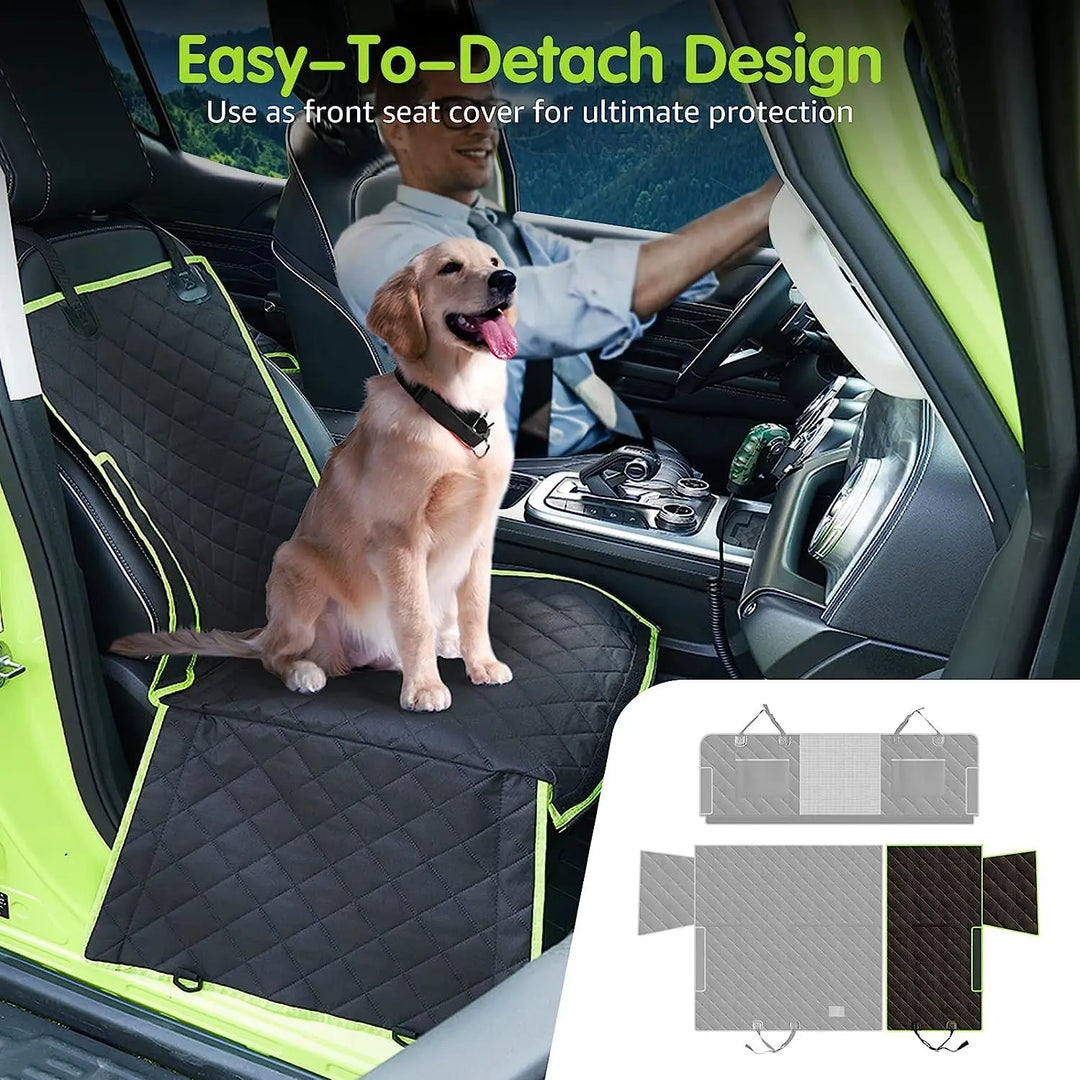 PawRide Autostoelhoes voor Honden | 6-in-1 Design | Waterdicht en Antislip | Voor Auto, SUV en Bestelwagens