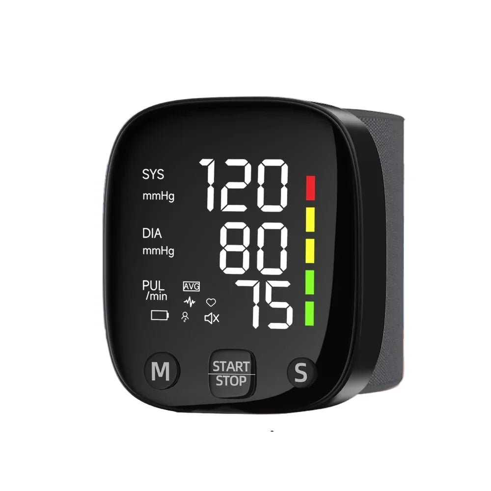LED bloeddrukmeter voor de pols met spraakfunctie – HeartGuard
