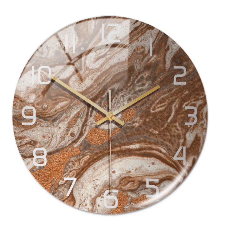 Elegante Wandklok met Marmereffect – MarbleTime