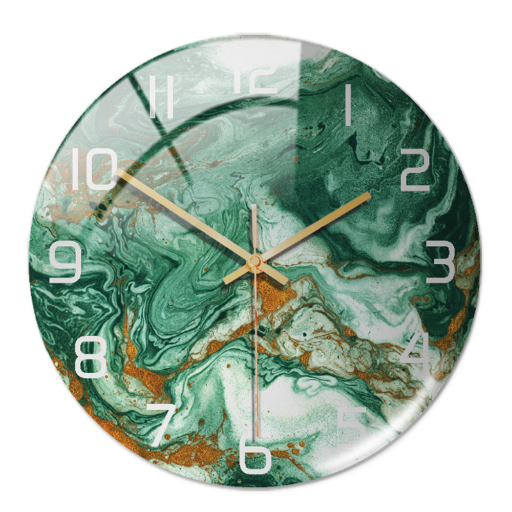 Elegante Wandklok met Marmereffect – MarbleTime