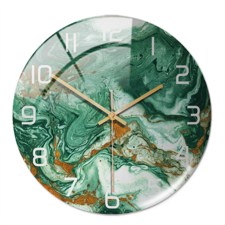 Elegante Wandklok met Marmereffect – MarbleTime
