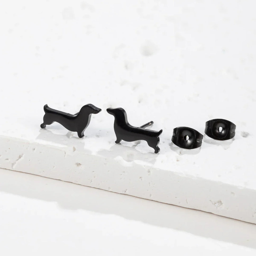 Dachshund Stud Oorbellen