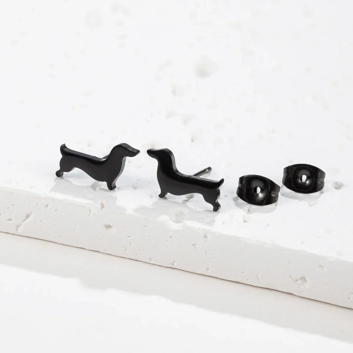 Dachshund Stud Oorbellen