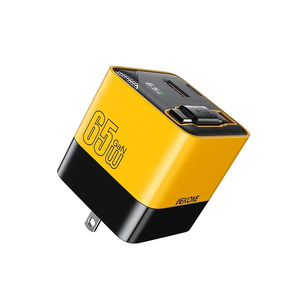 USB-C-voedingsadapter met vaste Type-C-oplaadkabel