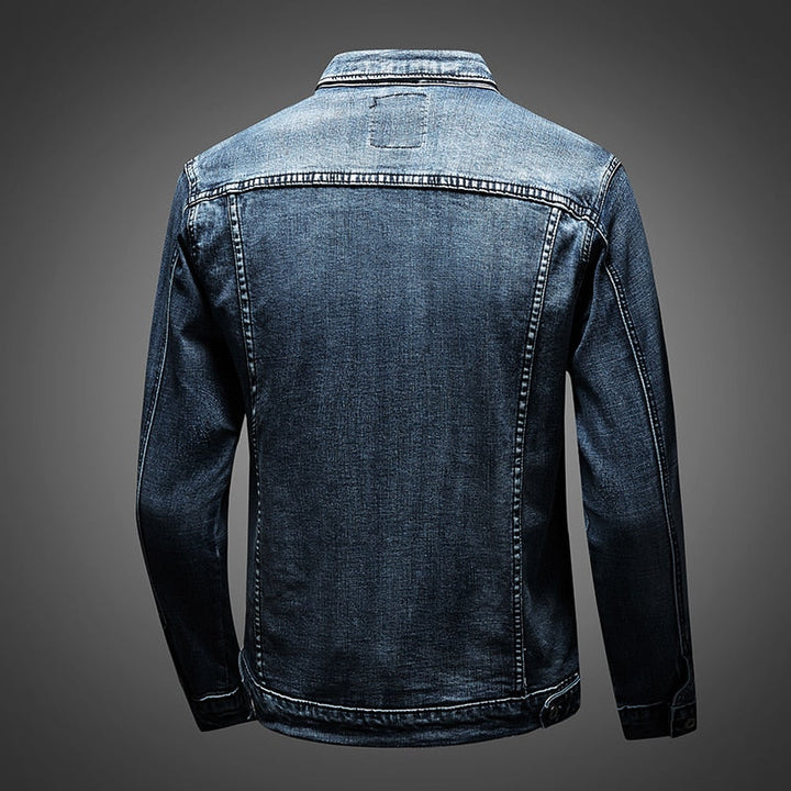 Tijdloze Heren Denim Jas - Viggo