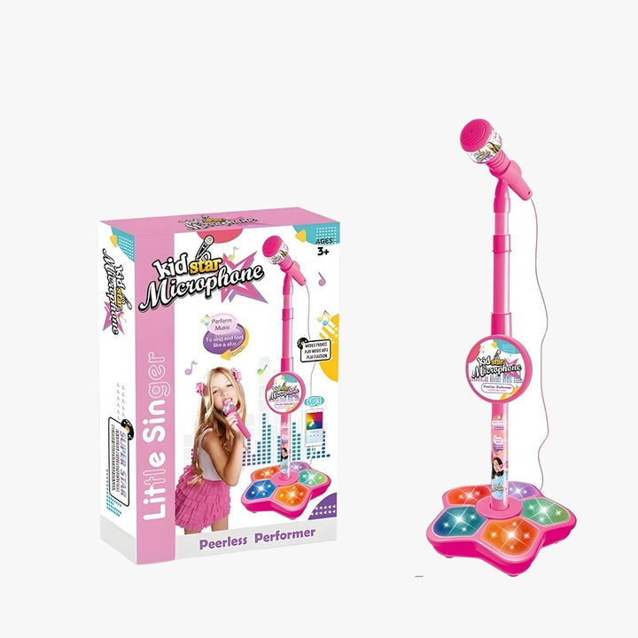 Kindermicrofoon met In Hoogte Verstelbare Standaard – SoundFun Stage
