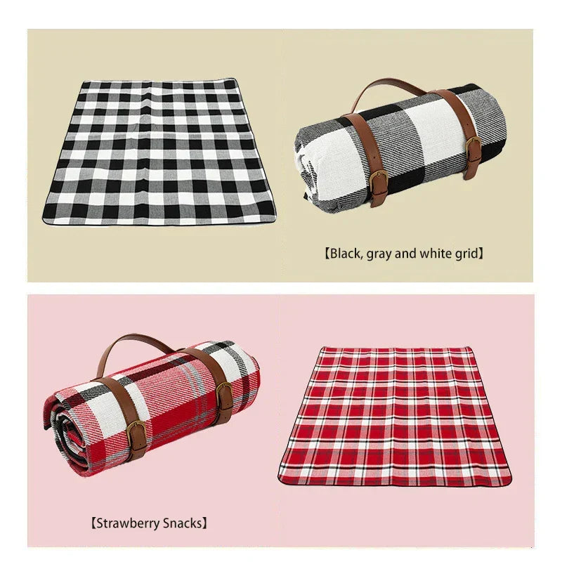 Outdoor picknickkleed, draagbare plaid, opvouwbare mat voor onderweg en in het park