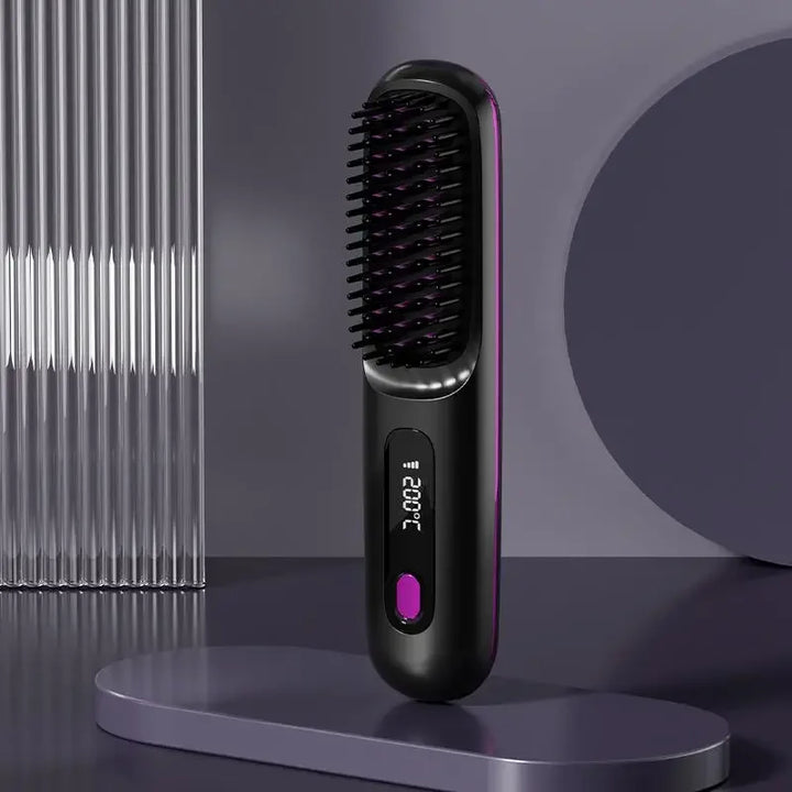 Glissara | Draadloze Stijltang | USB-oplaadfunctie en LCD-display | Keramiek- en Ionentechnologie