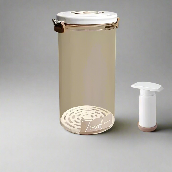 Voedsel Vacuüm Opslagdoos Transparante Container met Handpomp – FreshLock