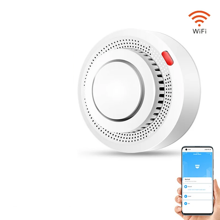 Slimme wifi-rookmelder brandmelder 85 dB – SafeSense