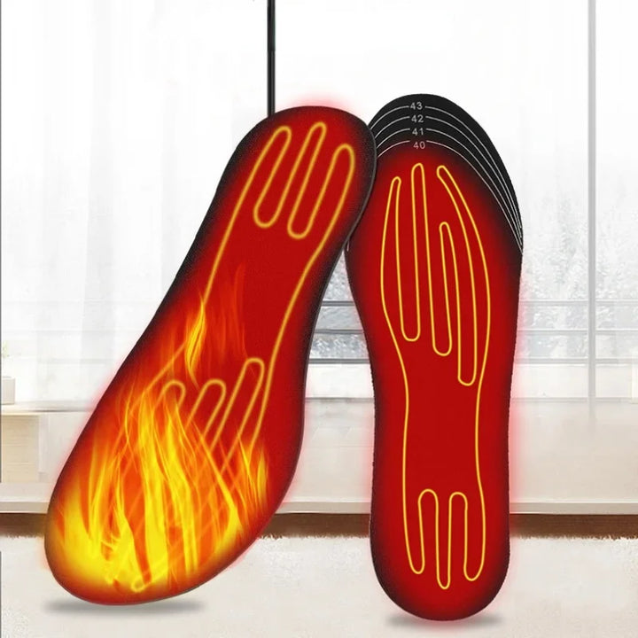 Verwarmde inlegzolen met USB en koolstofvezelwarmte