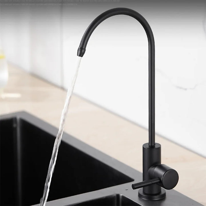 AquaFlow 360° Draaibare Waterzuiveringskraan van 304 Roestvrij Staal