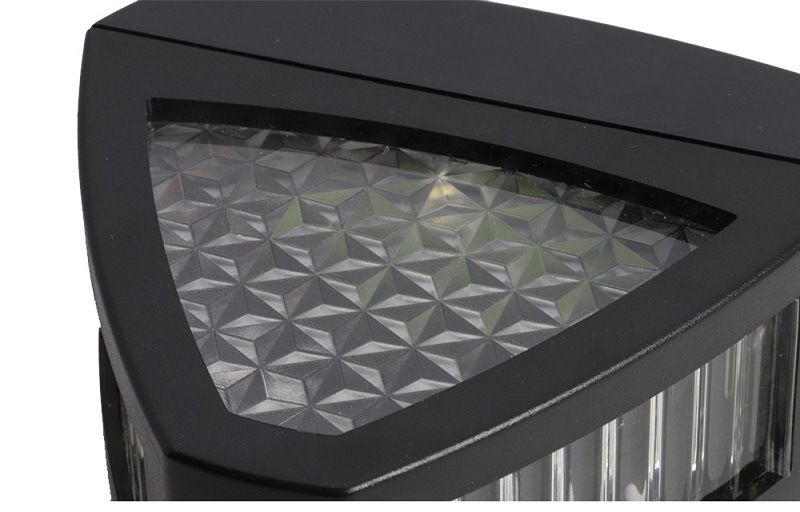 Elegante solar wandlamp voor terras en oprit