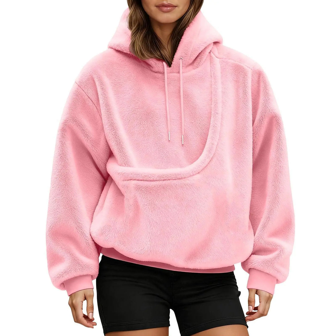 Kangoeroe-hoodie met ingebouwde buidel voor katten en honden