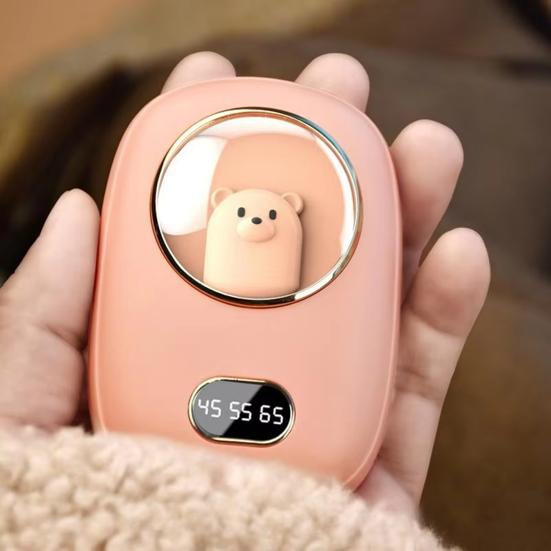 Oplaadbare handwarmer 10000 mAh met digitaal display