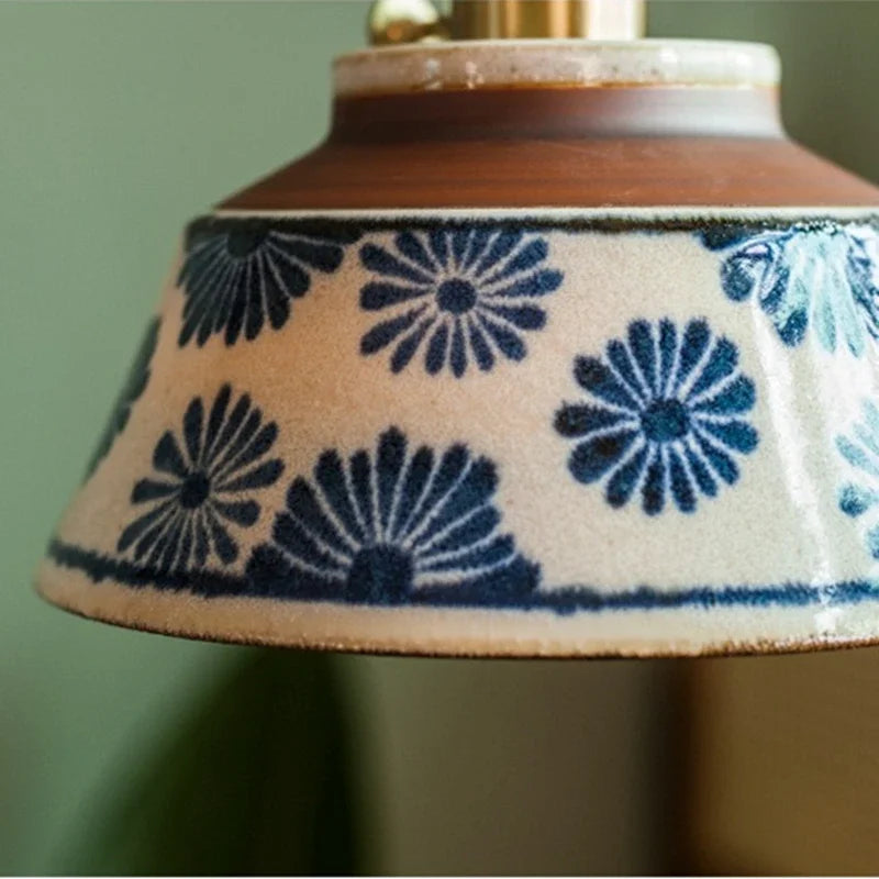 Ronja – Handbeschilderde keramische hanglamp