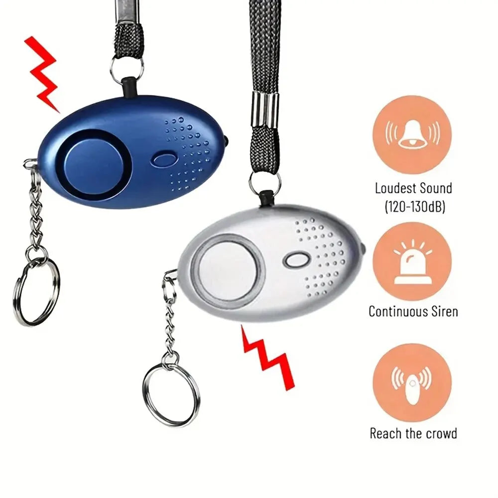 Persoonlijk Veiligheidsalarm met LED-licht (130 dB) – SafeSound