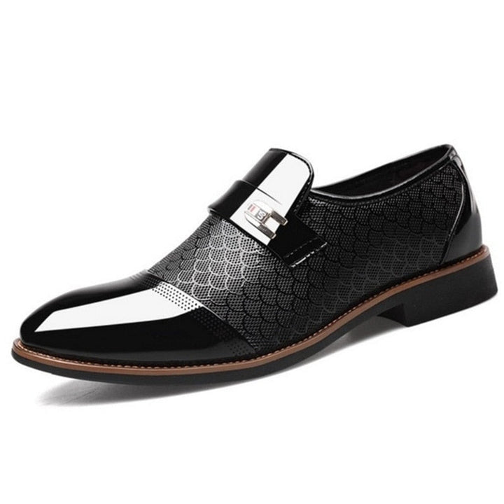 Stijlvolle glanzende herenschoenen - Hudson