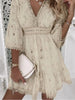 Naiara – Luchtige Boho Zomerjurk met Borduursel en Flare Mouwen