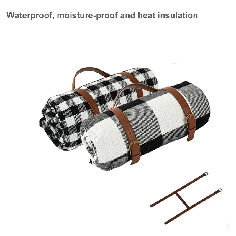 Outdoor picknickkleed, draagbare plaid, opvouwbare mat voor onderweg en in het park