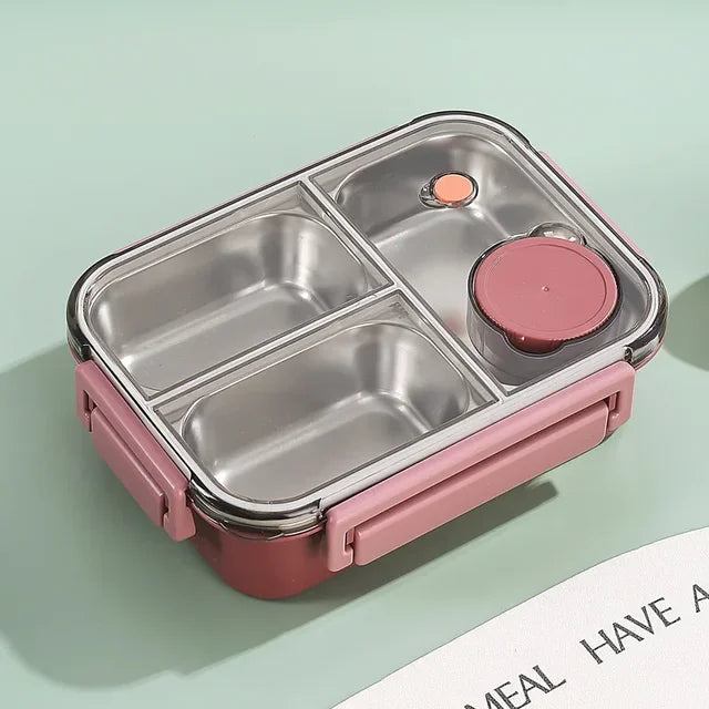 Geïsoleerde lunchbox compacte lekvrije maaltijdopslag