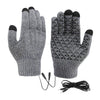USB-verwarmde gebreide handschoenen met antislipgrip