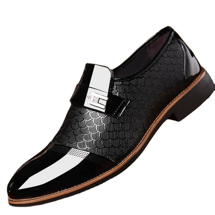 Stijlvolle glanzende herenschoenen - Hudson