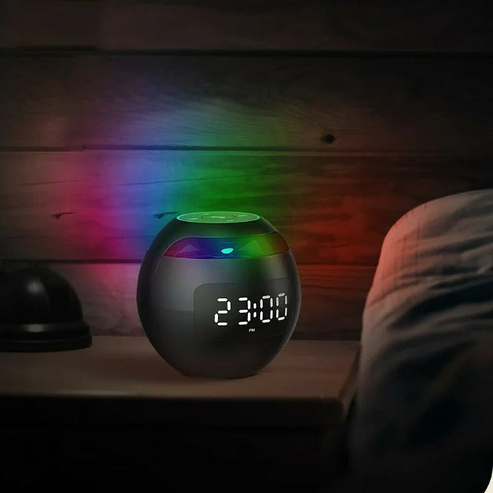 Digitale wekker Bluetooth-speaker met kleuren-LED-licht