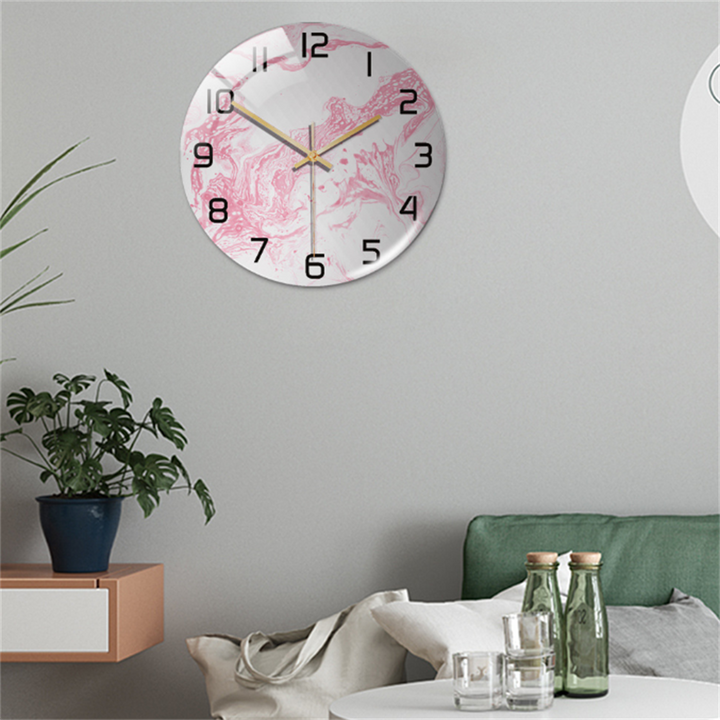 Elegante Wandklok met Marmereffect – MarbleTime
