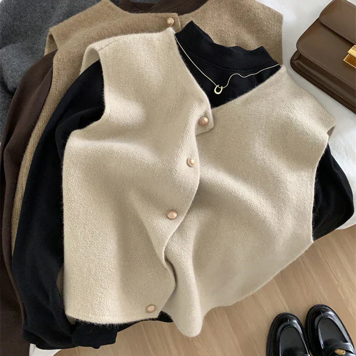 Merinowollen damesgilet – Solveig