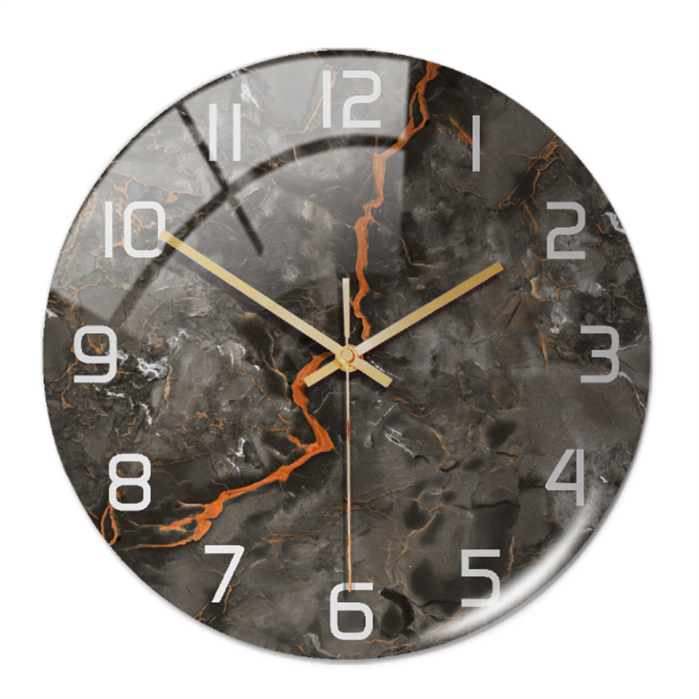 Elegante Wandklok met Marmereffect – MarbleTime