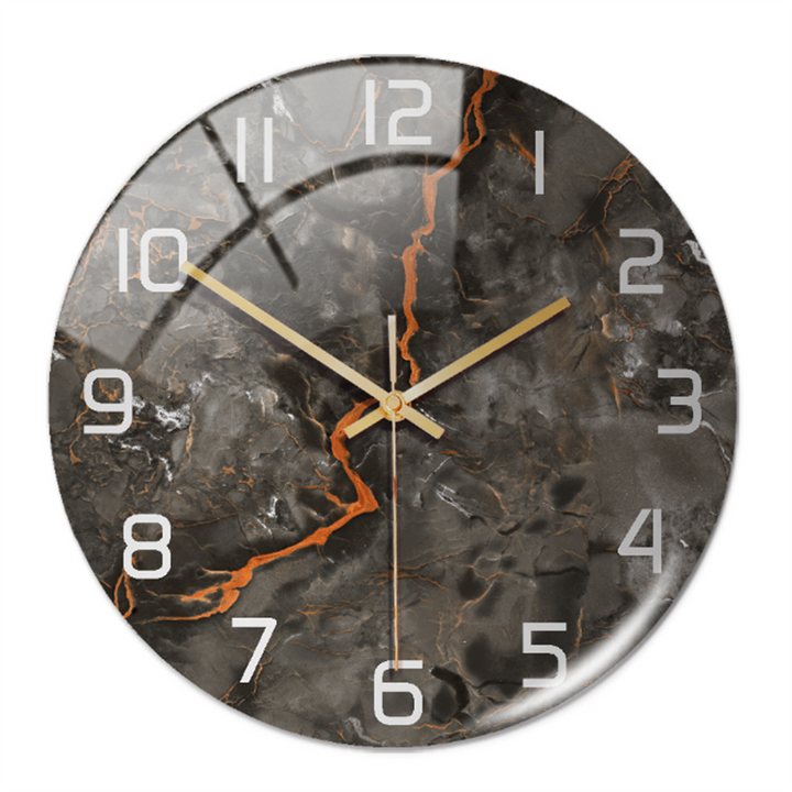 Elegante Wandklok met Marmereffect – MarbleTime