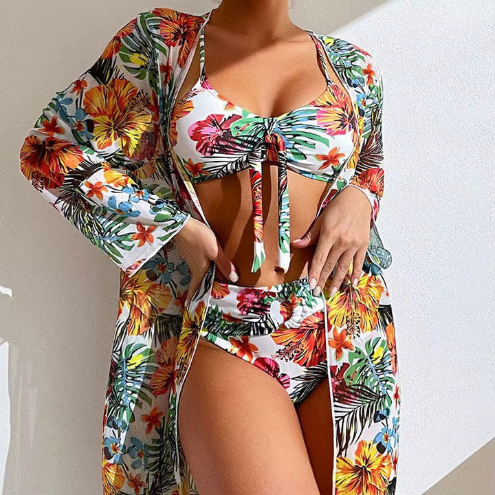 Bikiniset met Hoge Taille en Cover-up – Amira