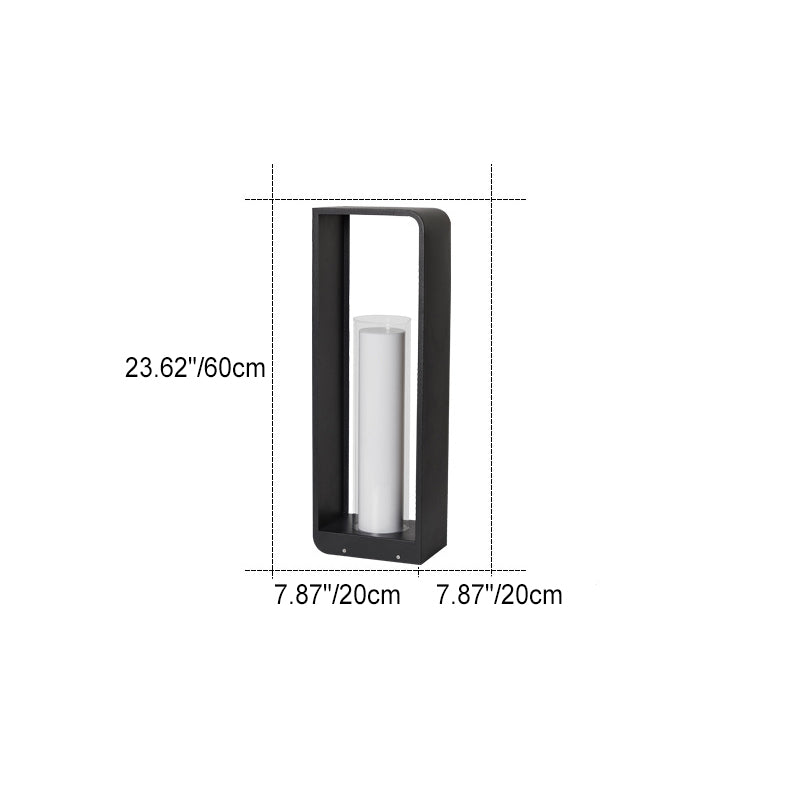 Vierkante LED-buitenlamp, moderne tuin- en terrasverlichting