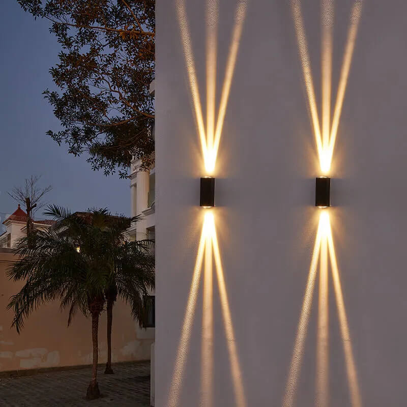 Waterdichte led-wandlamp voor buiten modern gebruik op patio en in de tuin