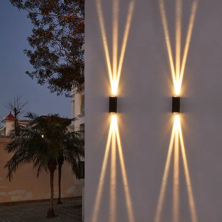 Waterdichte led-wandlamp voor buiten modern gebruik op patio en in de tuin