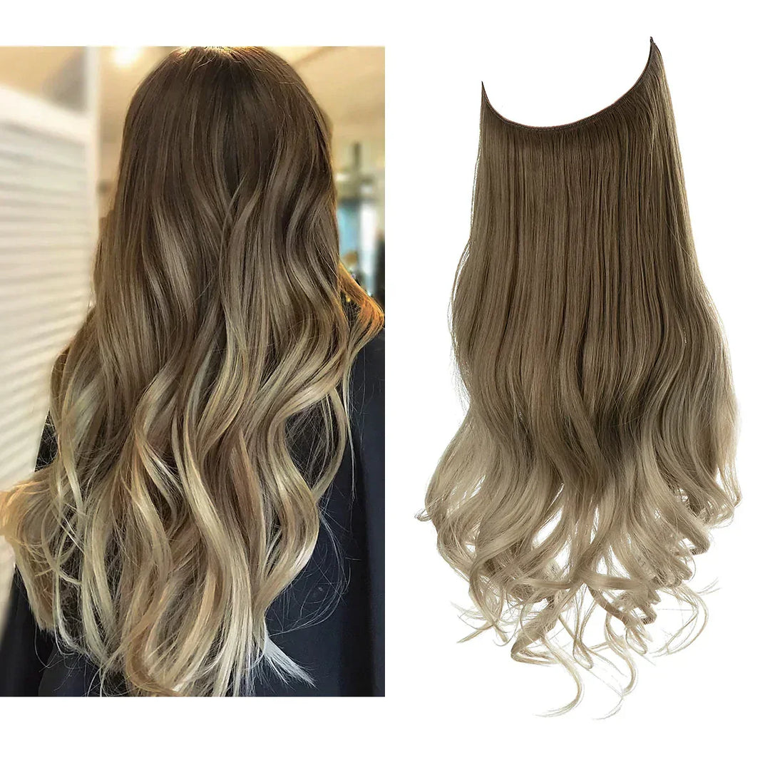 SecretHair | Premium Extensions van Echt Haar | 100% REMY Kwaliteit | Volume en Lengte Zonder Naden | Natuurlijke Glans | Hittebestendig en Duurzaam