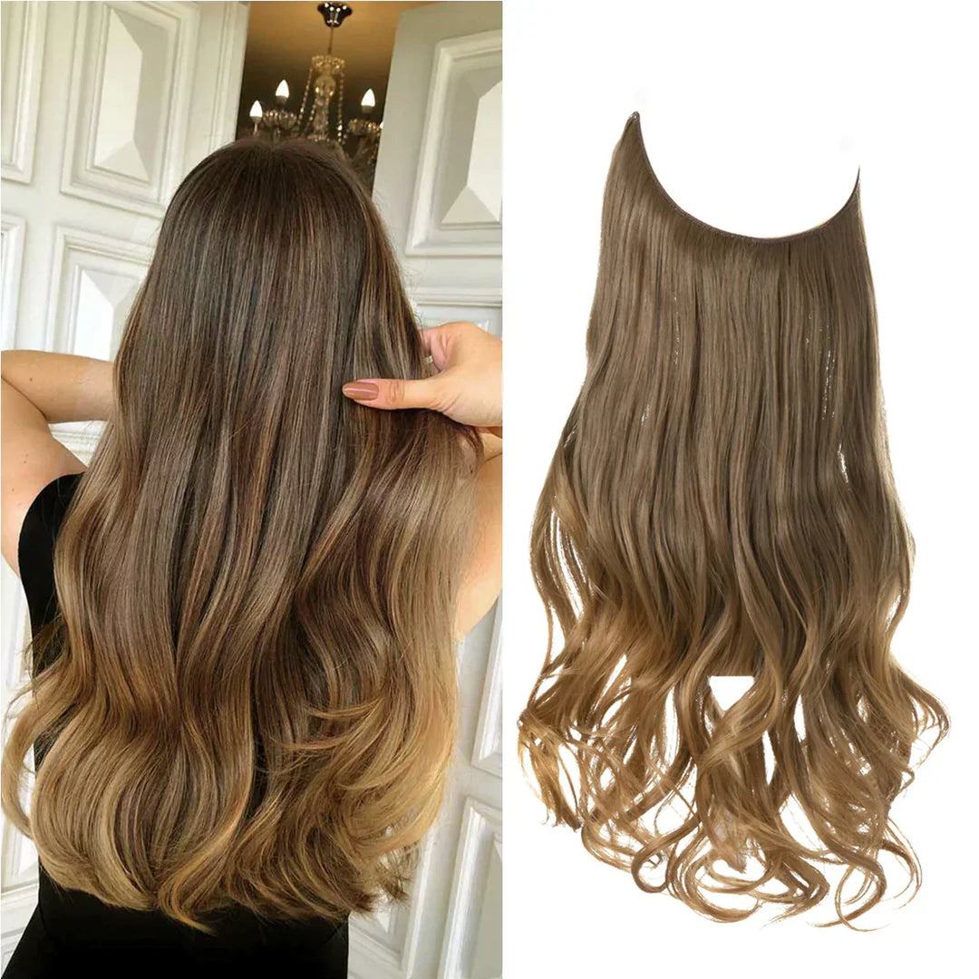 SecretHair | Premium Extensions van Echt Haar | 100% REMY Kwaliteit | Volume en Lengte Zonder Naden | Natuurlijke Glans | Hittebestendig en Duurzaam