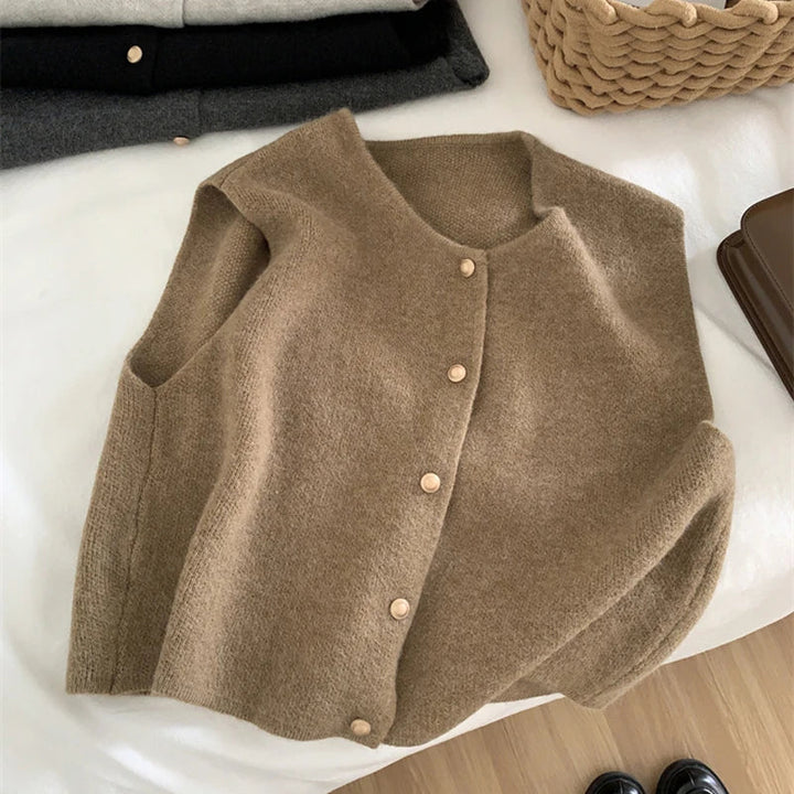 Merinowollen damesgilet – Solveig