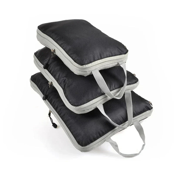 Set compressie-pakkubussen voor kofferorganisatie - 3 stuks