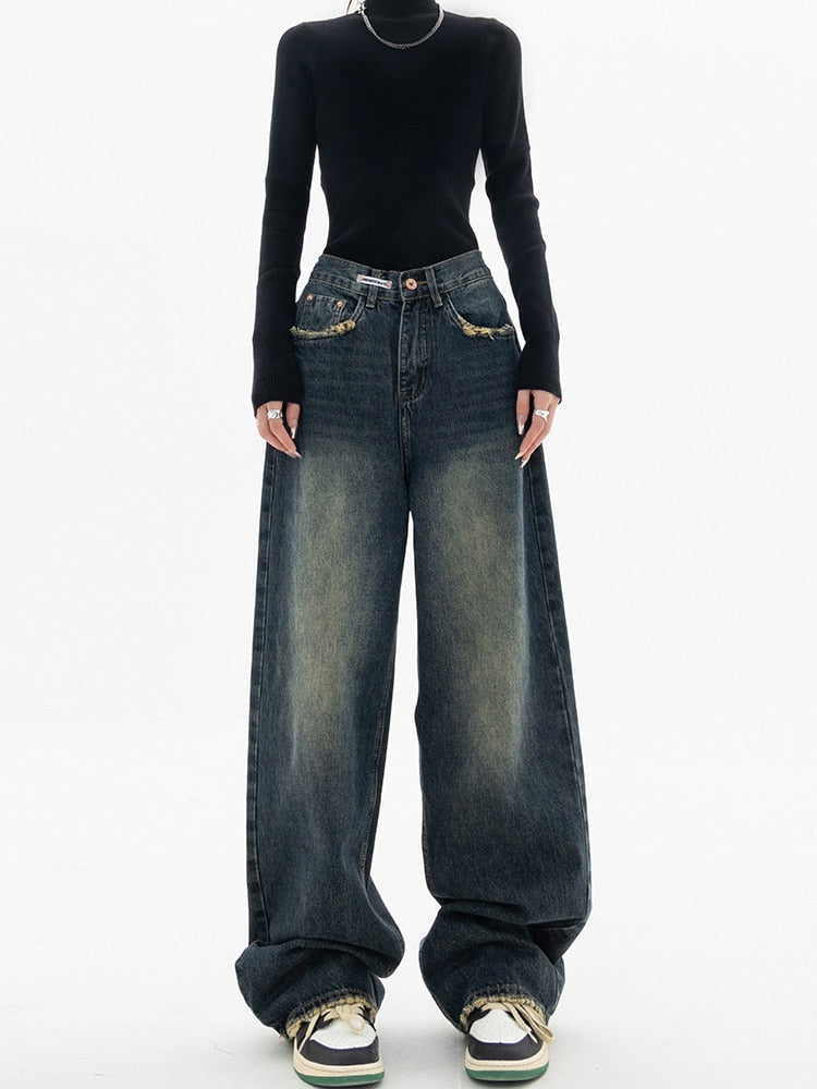 Vintage baggy damesjeans - Aria
