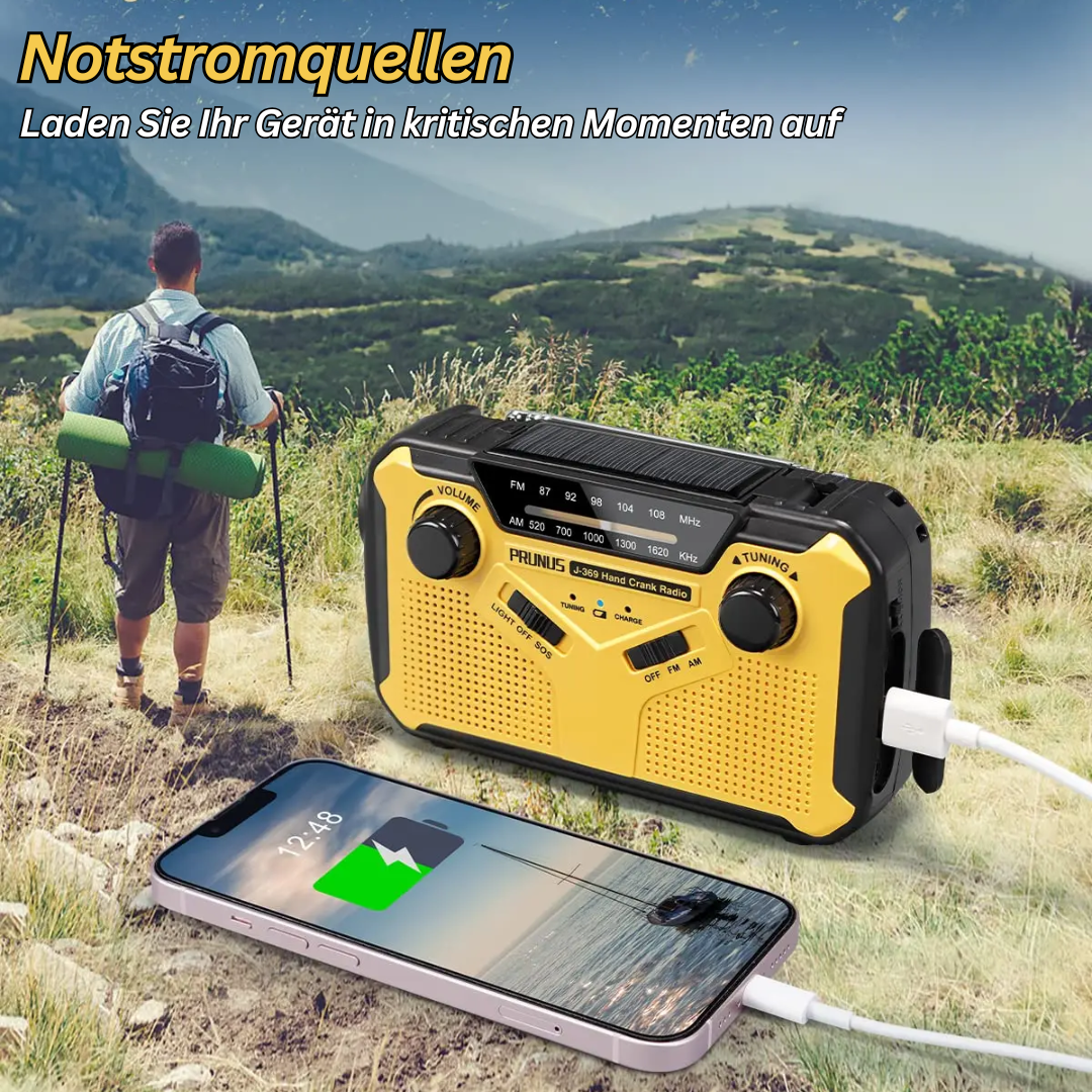 Multifunctionele noodradio met oplaadopties - SafeSignal