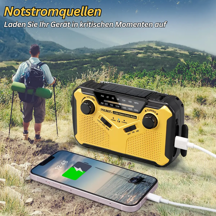Multifunctionele noodradio met oplaadopties - SafeSignal